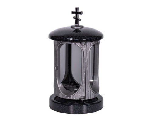 Лампада на могилу №Л-02, серебро полимер от 150руб.