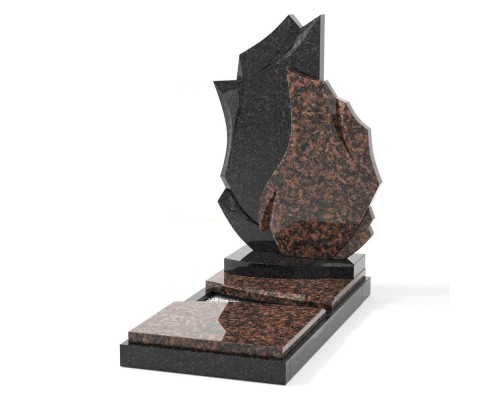 Комбинированный памятник из гранита КМ-9