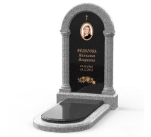 Комбинированный памятник из гранита КМ-5