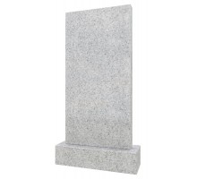 Памятник из гранита светло-серый прямоугольный