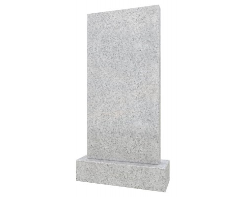 Памятник из гранита светло-серый прямоугольный