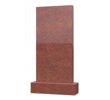Памятник из гранита красный  прямоугольный