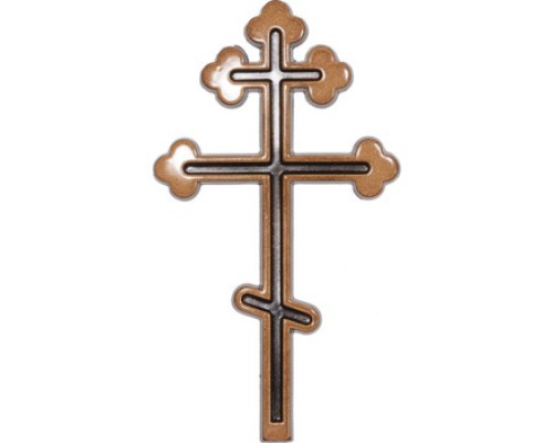 Крест православный  №ДК-02 12х7см, бронза