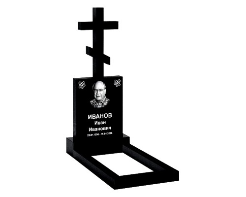 Памятник из гранита крест К-1 от 2000 руб.