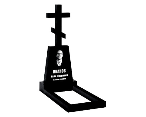 Памятник из гранита крест К-4 от 2000 руб.