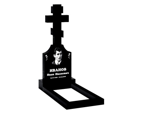 Памятник из гранита крест К-5 от 2000 руб.