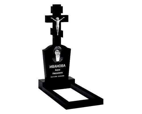 Памятник из гранита крест К-7 от 2000 руб.