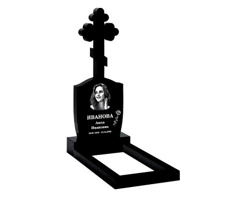 Памятник из гранита крест К-9 от 2000 руб.