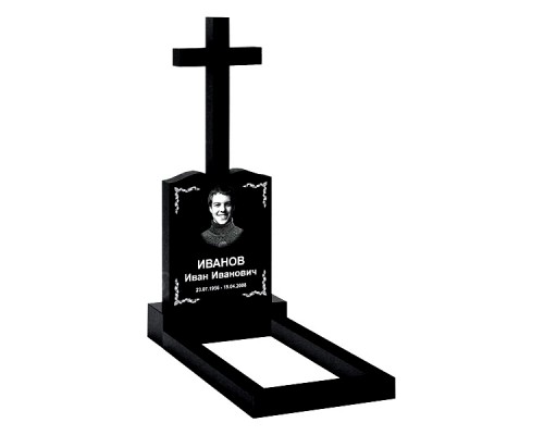 Памятник из гранита крест К-10 от 2000 руб.