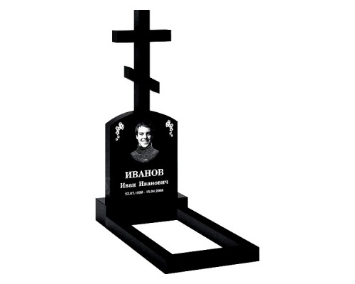 Памятник из гранита крест К-12 от 2000 руб.