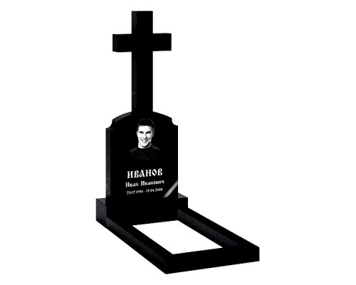 Памятник из гранита крест К-13 от 2000 руб.