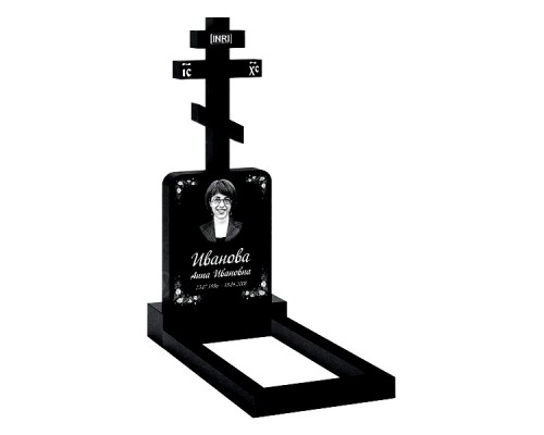 Памятник из гранита крест К-14 от 2000 руб.