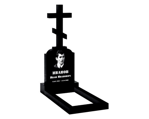 Памятник из гранита крест К-15 от 2000 руб.