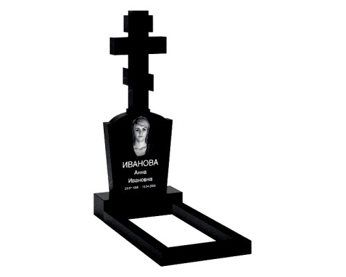 Памятник из гранита крест К-17 от 2000 руб.