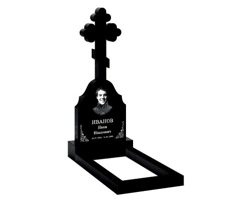 Памятник из гранита крест К-18 от 2000 руб.