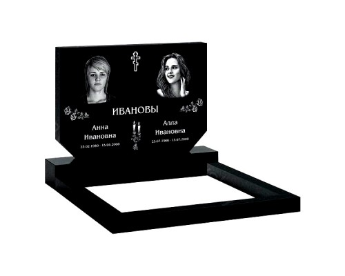 Памятник из гранита B-9 от 1600 руб.