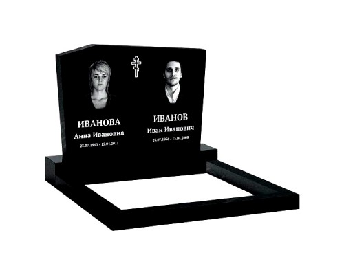 Памятник из гранита B-18 от 1600 руб.