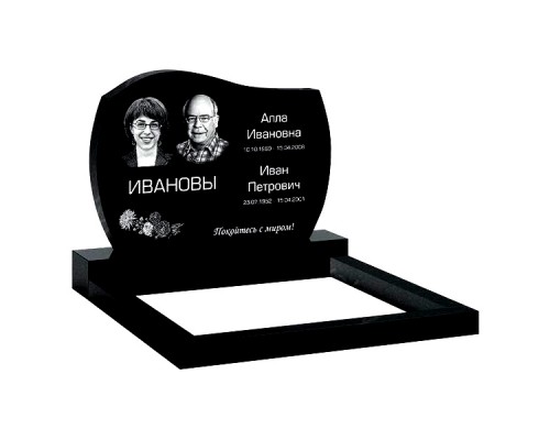 Памятник из гранита B-20 от 1600 руб.