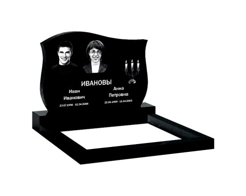 Памятник из гранита B-2 от 1600 руб.