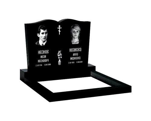 Памятник из гранита B-5 от 1600 руб.