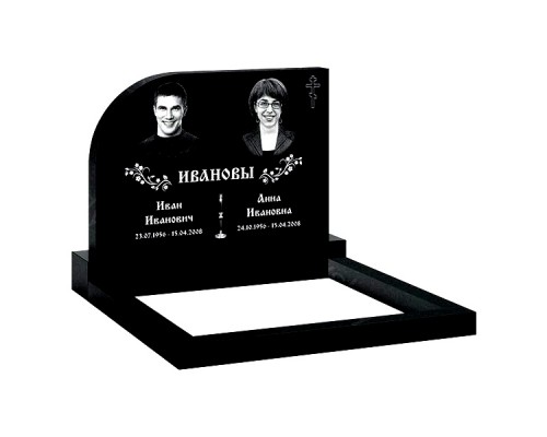 Памятник из гранита B-24 от 1600 руб.