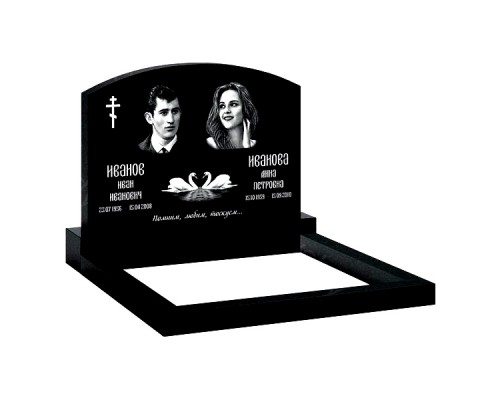 Памятник из гранита B-25 от 1600 руб.