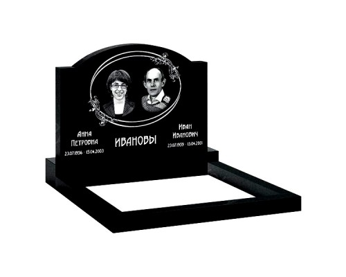 Памятник из гранита B-28 от 1600 руб.