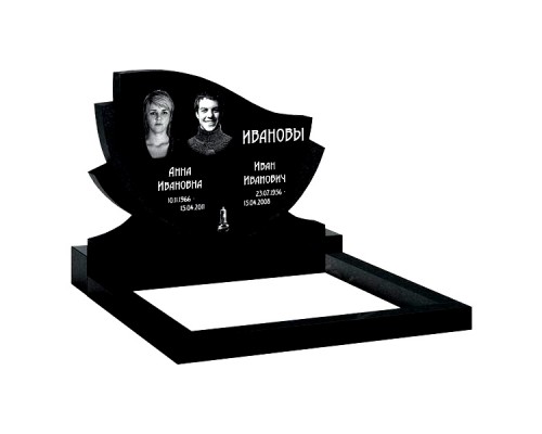 Памятник из гранита B-33 от 1800 руб.