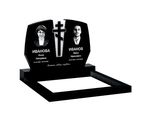 Памятник из гранита B-37 от 2200 руб.