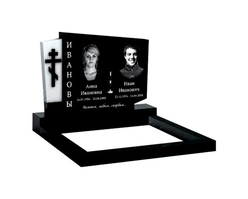 Памятник из гранита B-38 от 2200 руб.