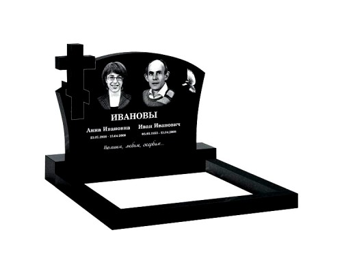 Памятник из гранита B-43 от 2100 руб.