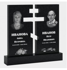 Памятник двойной из гранита S-3 от 2000 руб.