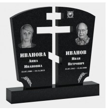 Памятник двойной из гранита S-4 от 2200 руб.